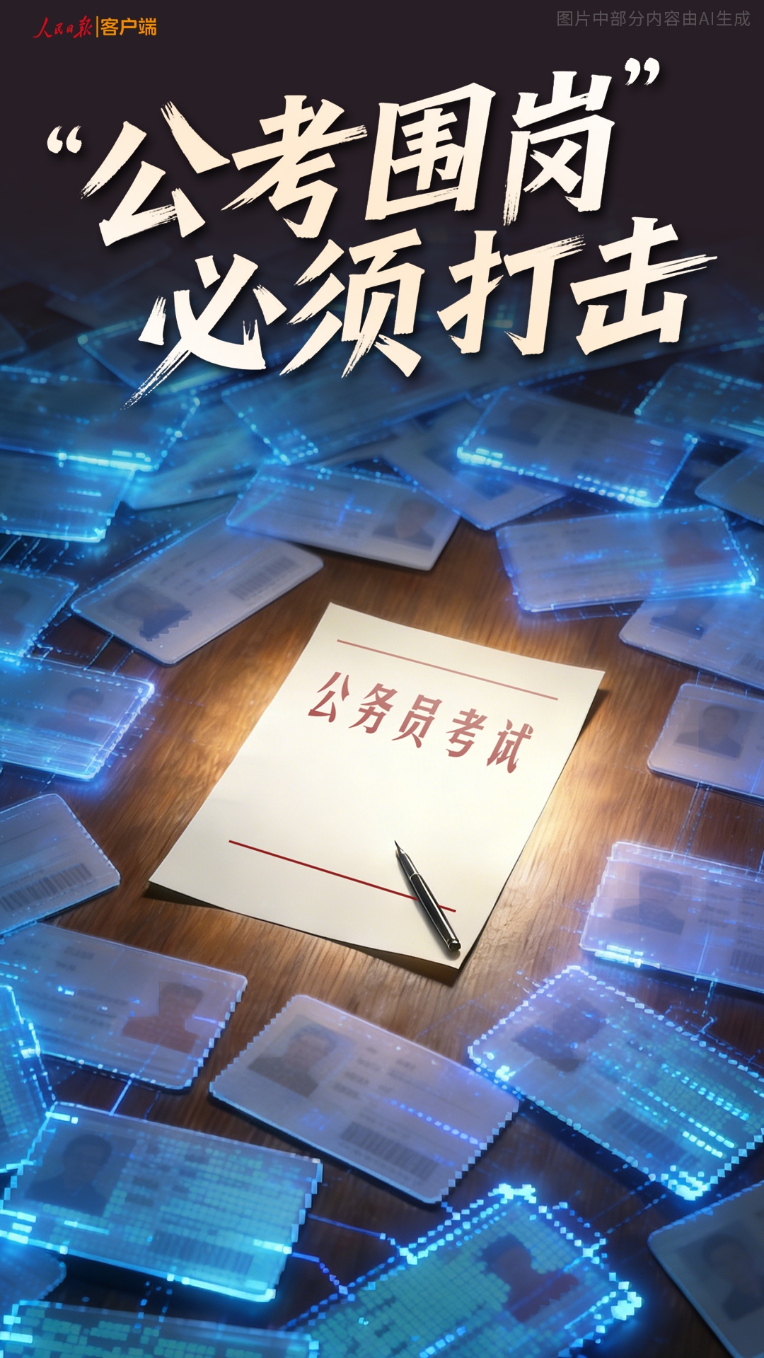 “公考围岗”,必须打击